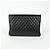 Chanel Clutch Grande Caviar Boy Nero - vista 3