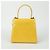 Salvatore Ferragamo Bolso de mano Kelly Medium con asa superior Amarillo - vista 4