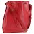 Louis Vuitton Borsa a Spalla Noé in Epi Rosso