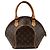 Louis Vuitton Borsa Tote Ellipse PM Marrone
