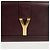 Saint Laurent Clutch Chic con Patta Rosso - vista 3