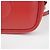 Salvatore Ferragamo Borsa a Spalla Gancini City Mini Rosso - vista 4