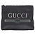 Gucci Clutch portafoglio con stampa logo Nero