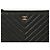 Chanel Clutch Medio Classico in Caviale Nero - vista 3