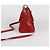 Saint Laurent Borsa tote piccola Chevron Rosso - vista 7