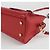Saint Laurent Borsa tote piccola Chevron Rosso - vista 9