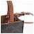 Céline Borsa a spalla mini cabas verticale Marrone  - vista 6