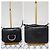 Borsa a tracolla mini D-Ring in pelle nera BURBERRY Nero - vista 5