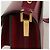 Marni Borsa a tracolla incrociata Trunk Mini Rosso - vista 5