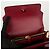 Marni Borsa a tracolla incrociata Trunk Mini Rosso - vista 8