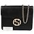 Gucci Borsa a tracolla con catena intrecciata Nero
