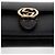 Gucci Borsa a tracolla con catena intrecciata Nero - vista 7