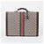 Gucci Grande valise rigide Savoy Marron - vue 2