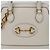 Gucci Borsa a mano Horsebit Small con manico superiore Bianco - vista 3