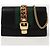 Gucci Borsa a tracolla incrociata Silvi Super Mini Chain Nero - vista 2