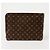 Louis Vuitton Clutch Etui Voyage MM Marrone - vista 3