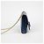 Salvatore Ferragamo Borsa a tracolla incrociata Genie Barrel Bow Blu - vista 5