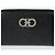 Salvatore Ferragamo Cartera larga Gancini Negro - vista 2