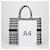 Book Tote Dior Große Tote Bag Schwarz  - Ansicht 6