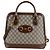 Gucci Medium Horsebit Schultertasche Braun