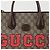 Gucci Kleine Schultertasche mit Flechtmuster Braun - view 2