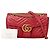 Gucci Borsa a spalla incrociata GG Marmont Small Rosso