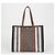 Burberry Borsa a spalla con strisce monogrammate Marrone - vista 2
