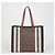Burberry Borsa a spalla con strisce monogrammate Marrone - vista 4