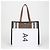 Burberry Borsa a spalla con strisce monogrammate Marrone - vista 7