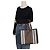 Burberry Borsa a spalla con strisce monogrammate Marrone - vista 9