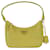 Saffiano Prada Bolsa hobo com logo triangular Verde  - vista 1