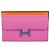 Hermès Constance Lang Wallet Pink