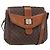 Céline Celine Vintage Macadam Canvas und Leder Braun