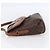 Céline Celine Vintage Macadam Canvas und Leder Braun - Ansicht 3