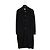 Céline um 1990 Schwarzes Wildleder-Maxikleid FR40 UK12 US8