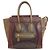 Céline Borsa Tote Micro Luggage di Celine Marrone Nero Bordò