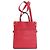 Borsa Fendi Flip 2 in 1 Rosso Beige - vista 2