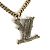Collana Pendente Vintage Louis Vuitton D'oro - vista 4