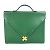 Borsa a tracolla Kelly Vintage di Hermès Verde
