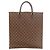 Louis Vuitton Damier Canvas Tote Bag Damier ebene