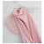 Vestido maxi drapeado asimétrico rosa Victoria Beckham Otoño 2024 - vista 4