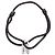Bracciale Charm Lockit Lahn di Louis Vuitton Nero Argento