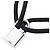 Bracciale Charm Lockit Lahn di Louis Vuitton Nero Argento - vista 3