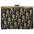 Pochette in tela Trotter Christian Dior Blu Navy Oro Auth 163016 - vista 3