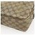 Borsa a Spalla GUCCI GG Supreme Web Sherry Line PVC Beige Oro Auth 158516 D'oro - vista 12