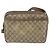 Borsa a Spalla GUCCI GG Supreme Web Sherry Line PVC Beige Oro Auth 158516 D'oro - vista 3