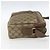 Borsa a Spalla GUCCI GG Supreme Web Sherry Line PVC Beige Oro Auth 158516 D'oro - vista 5