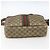 Borsa a Spalla GUCCI GG Supreme Web Sherry Line PVC Beige Oro Auth 158516 D'oro - vista 9