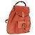 Bamboo Zaino in Bambù GUCCI Camoscio Arancione Oro 003 58 0030 Auth 159296 D'oro
