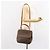 Céline Borsa a mano in tela Macadam CELINE in pelle PVC 2 in 1 marrone oro Auth 161001 - vista 25